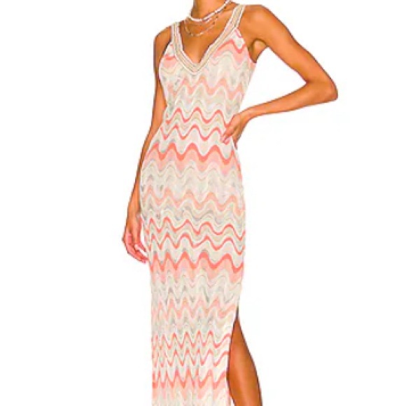 Luli Fama Multi color Maxi Dress - Picture 1 of 5